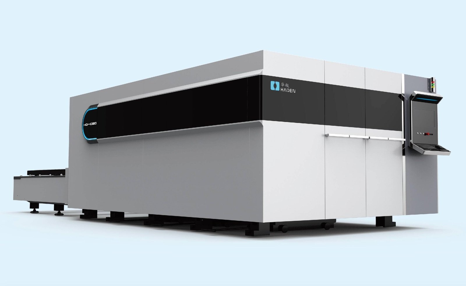 HD-T3 Series fully enclosed exchange-table laser cutting machine for high throughput and safety