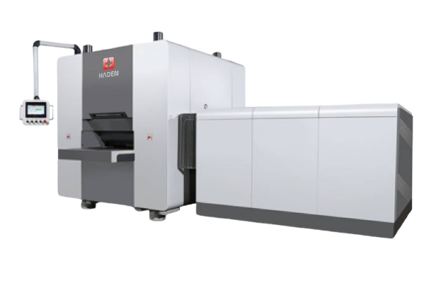 Plate leveling machine for high-precision flatness correction and stress relief of metal plates